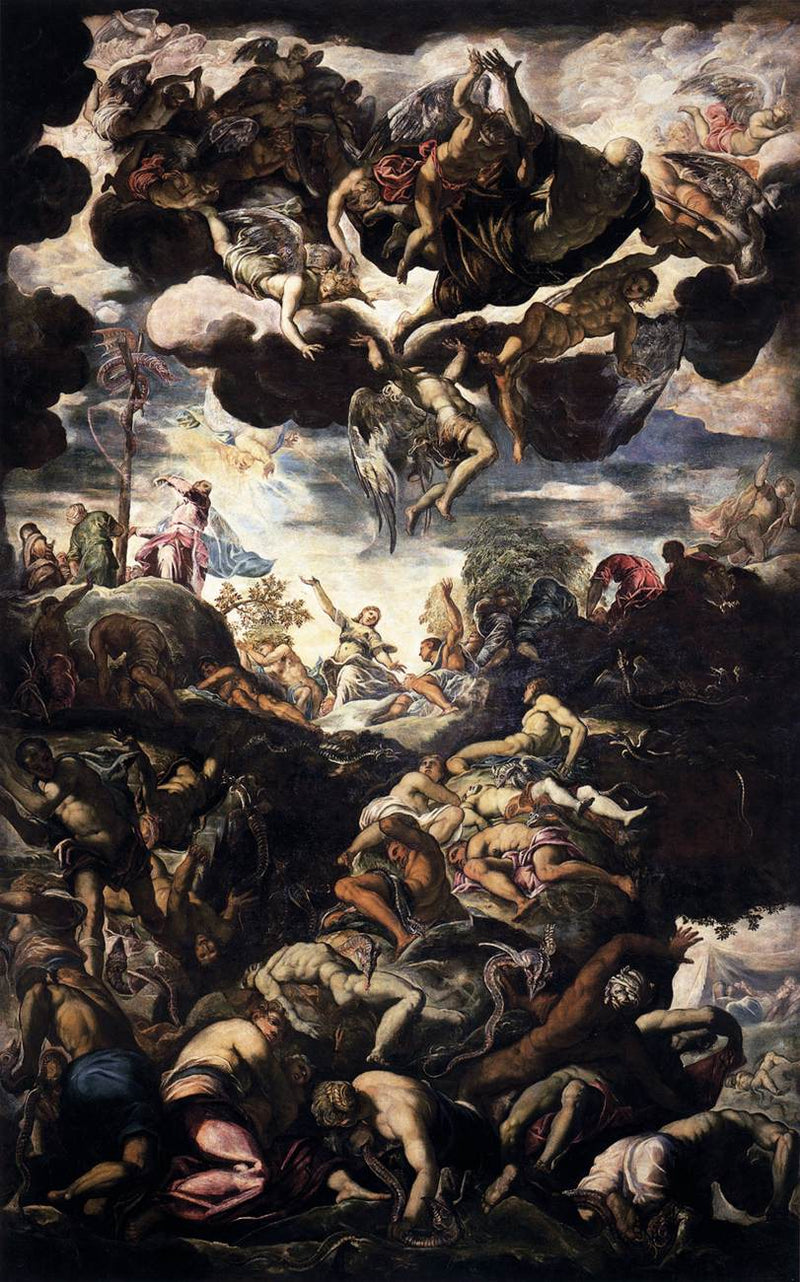 Brązowy wąż - Jacopo Tintoretto