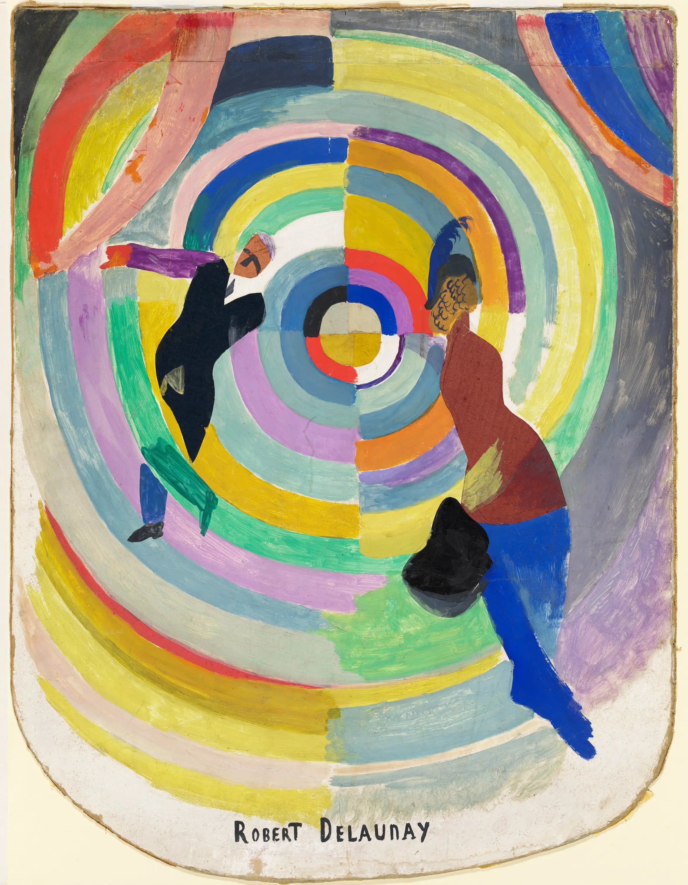 Reproduction du tableau « Drame politique - Robert Delaunay » par Alpha Reproduction en peinture à l’huile