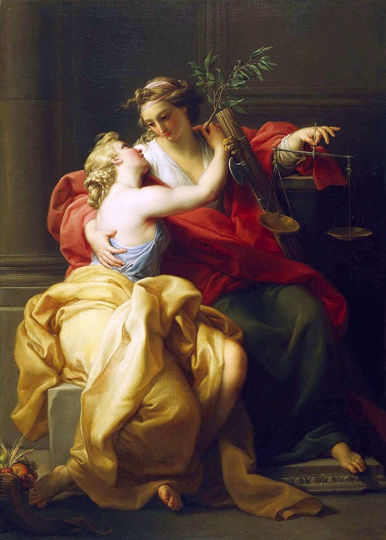 Pokój i Sprawiedliwość - Pompeo Batoni