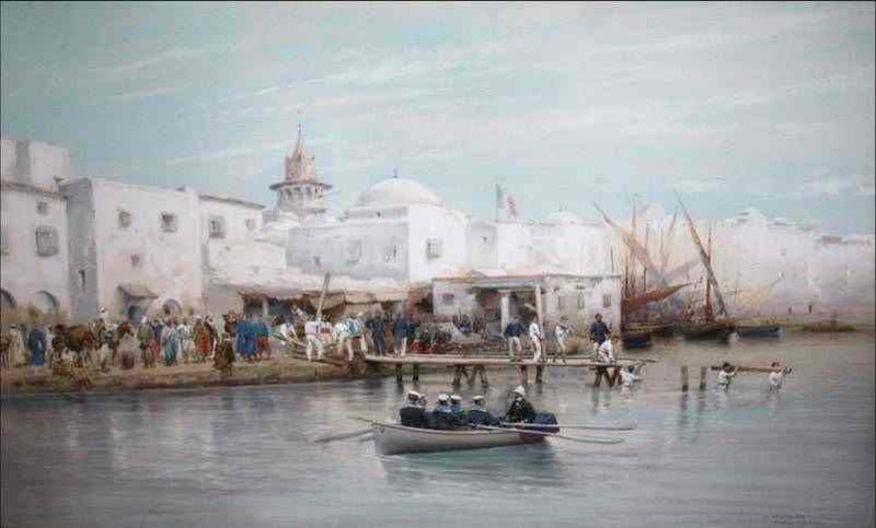Port Bizerte - Édouard Detaille