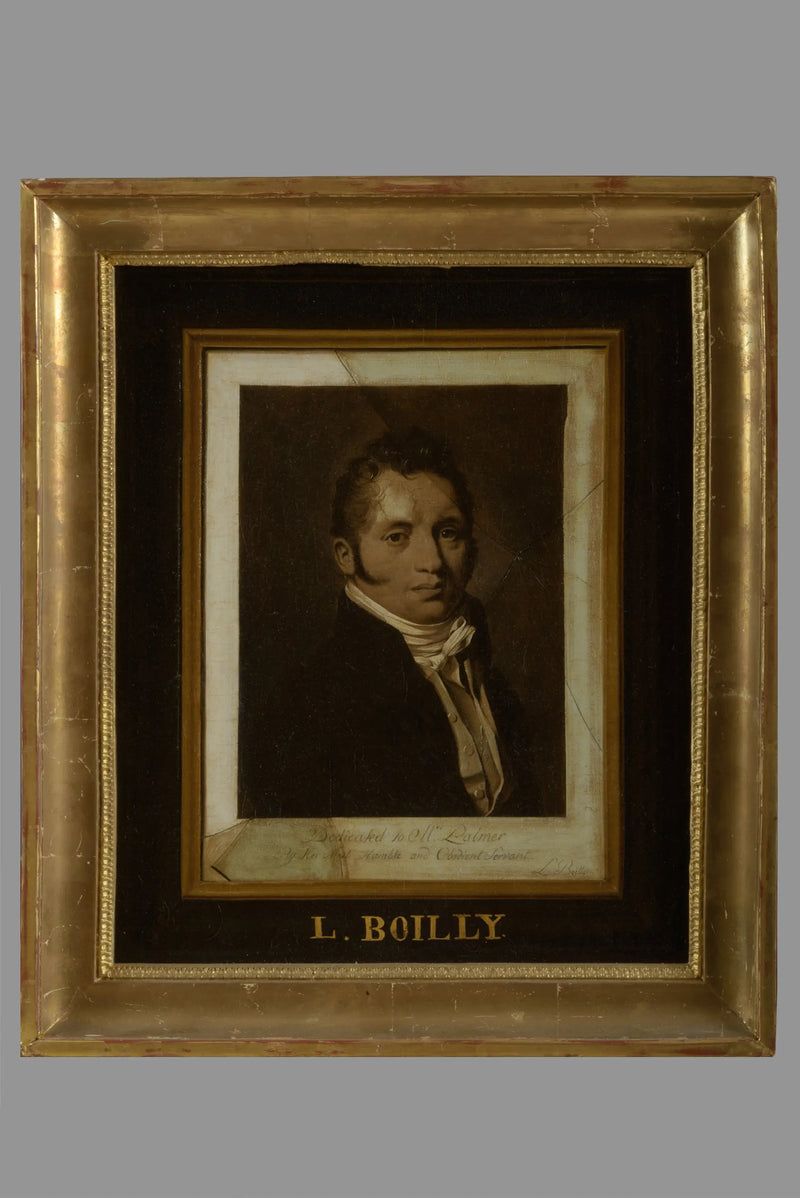 Portret Thomasa Palmera, w trompe-l'œil - Louis-Léopold Boilly