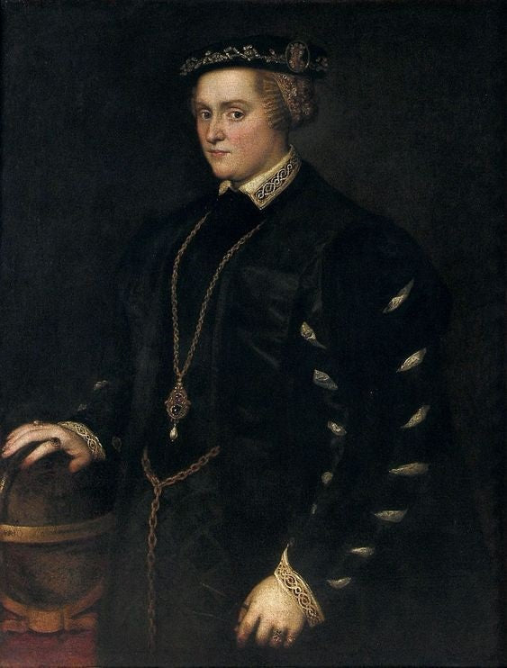 Portret Katarzyny Austriaczki (1533-1572), królowej Polski - Jacopo Tintoretto
