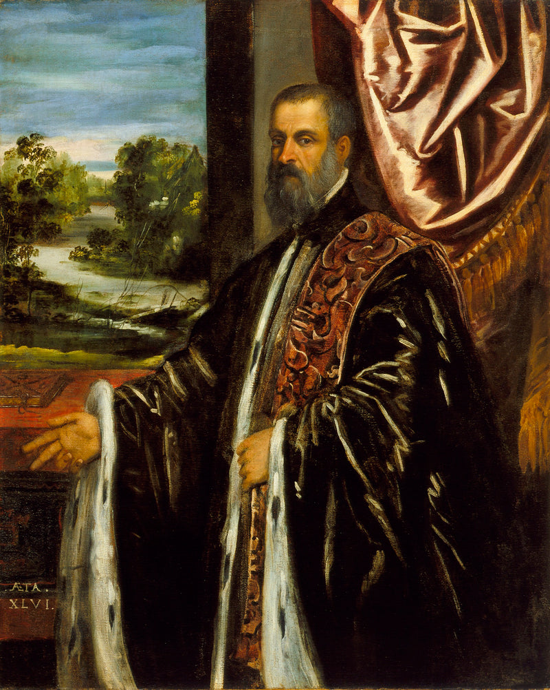 Portret Marino Grimani - Jacopo Tintoretto