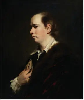 Portret Olivera Goldsmitha (1728-1774), dramaturga i pisarza - Joshua Reynolds