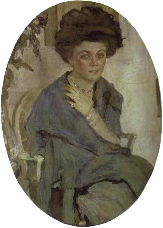 Portrait de Yelena Oliv - Valentin Serov