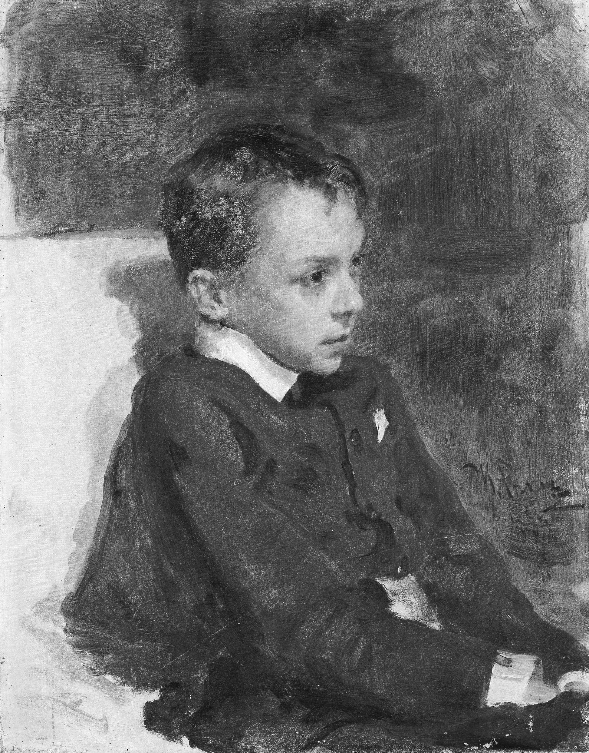 Portrait d'un garçon - Ilya Repin