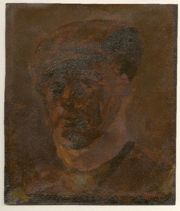 Portrait d'un homme avec un chapeau - Theo van Doesburg