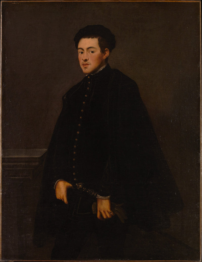 Portret młodego mężczyzny - Jacopo Tintoretto