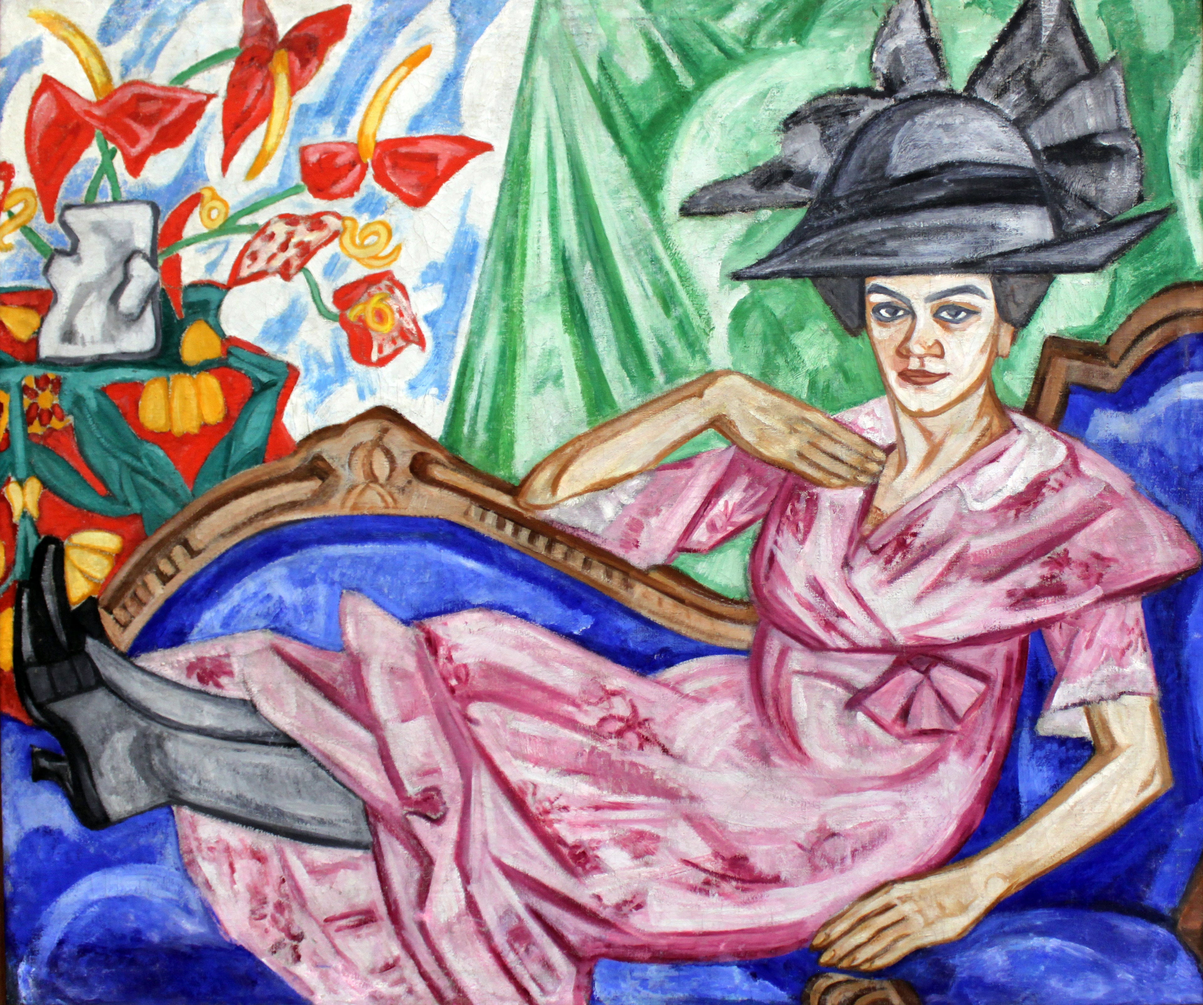 Portrait d'Anna Vladimirvna Rozanova - Olga Rozanova