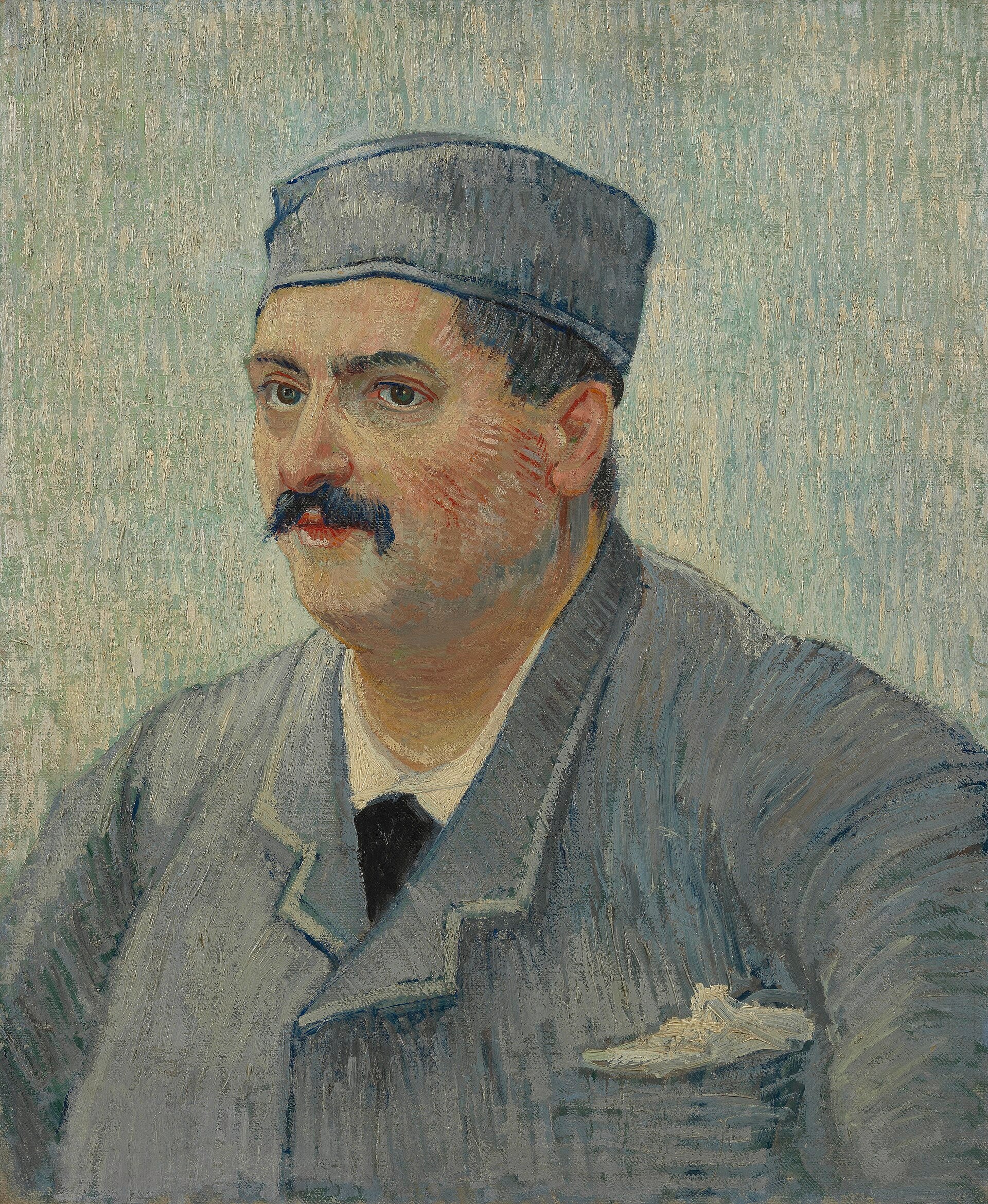 Reproduction du tableau « Portrait d'Etienne-Lucien Martin - Vincent van Gogh » par Alpha Reproduction en peinture à l’huile