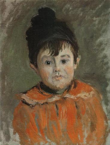 „Portret Michela Moneta w czapce z pomponem” – Claude Monet (około 1880)