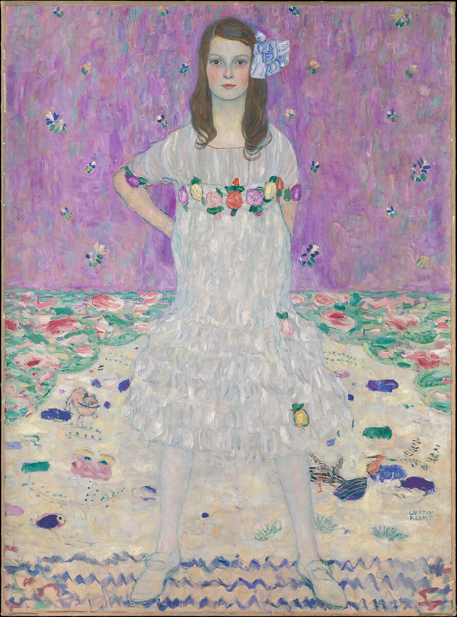 🌸👧 Portret Mäda Primavesi – Gustav Klimt (1912–1913)