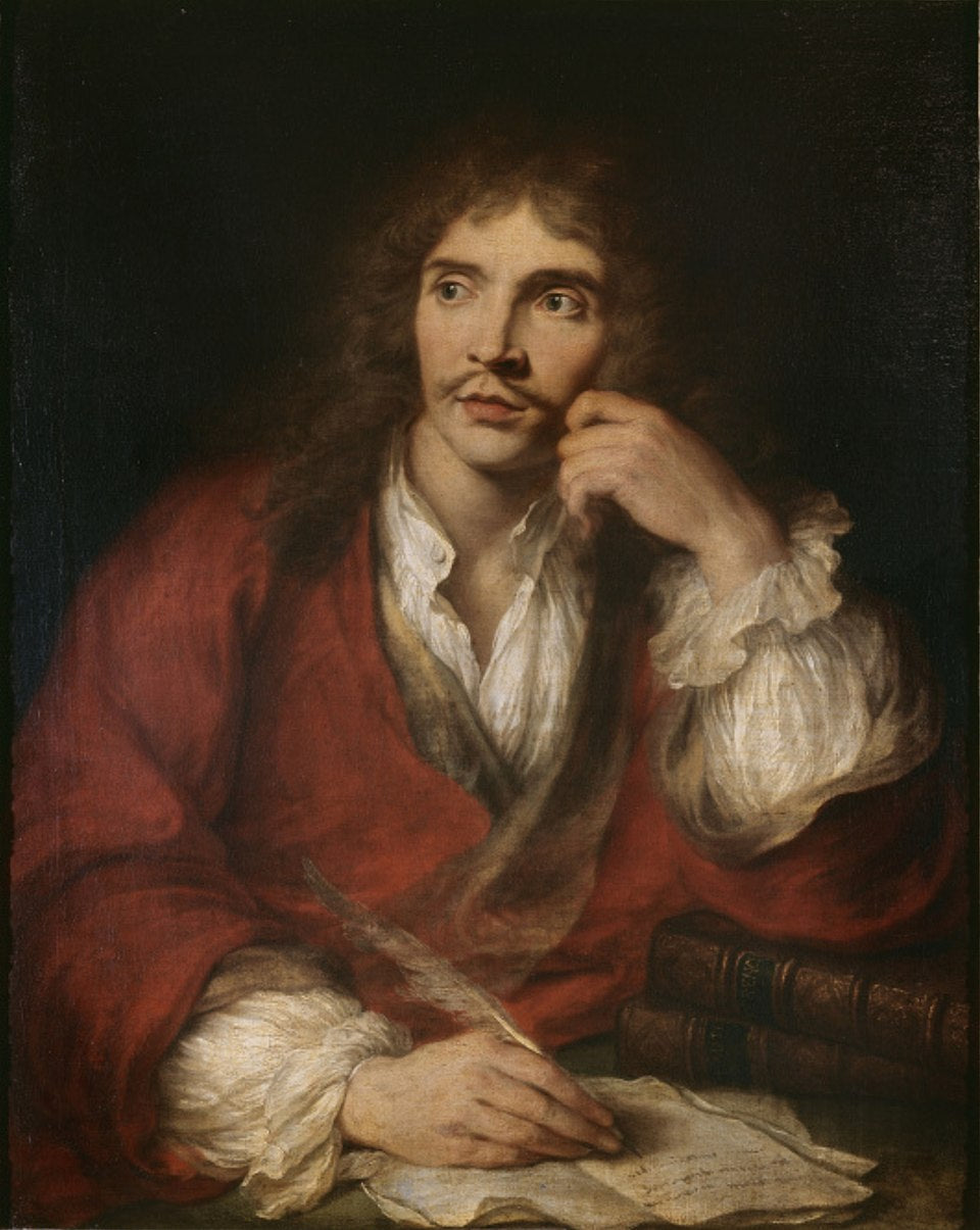 Portret Molière'a – Charles-Antoine Coypel (około 1730)