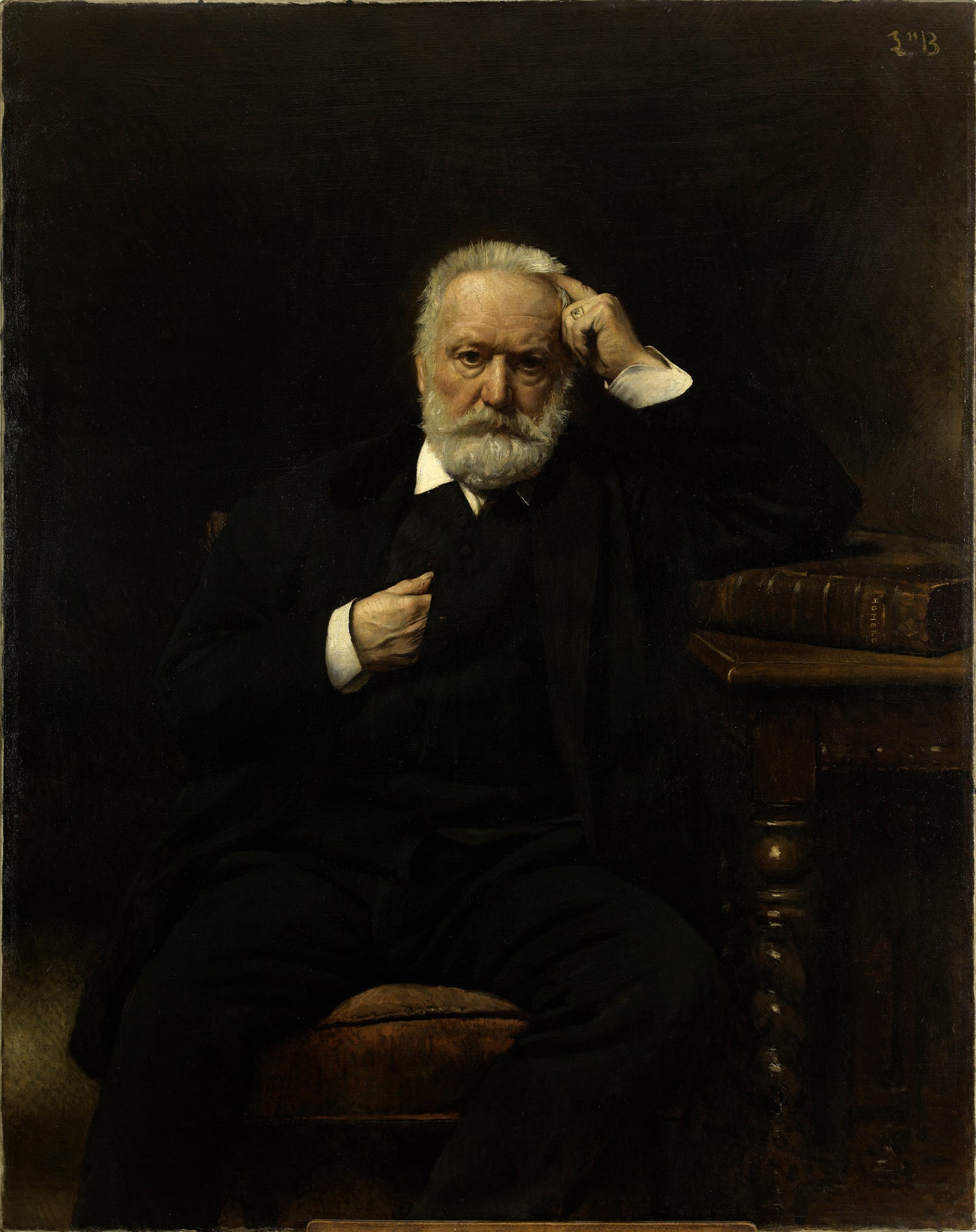 Portret Victora Hugo z 1879 roku autorstwa Léona Bonnata