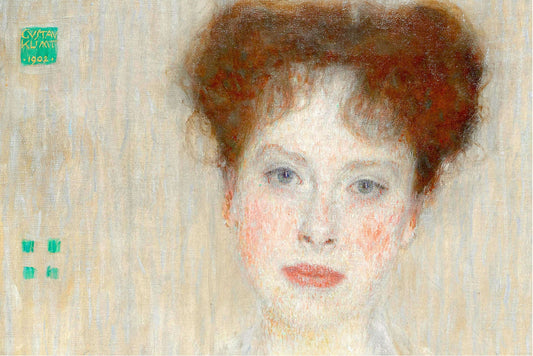 🎨 Portret Gertrud Loew (szczegół) – Gustav Klimt (około 1902)