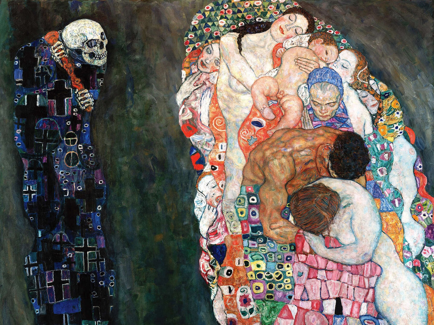 💀 Śmierć i Życie – Gustav Klimt (1910-1915)
