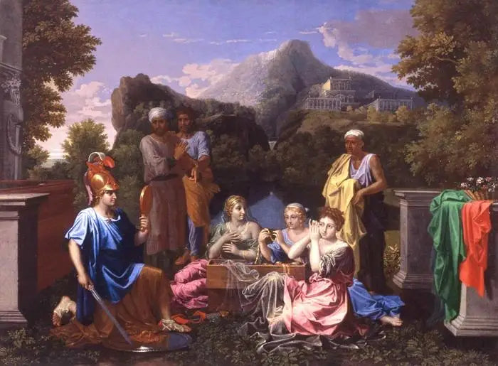 Achilles na Skyros - Nicolas Poussin