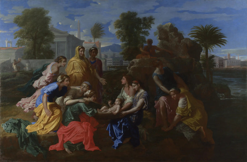 Mojżesz uratowany z wód - Nicolas Poussin