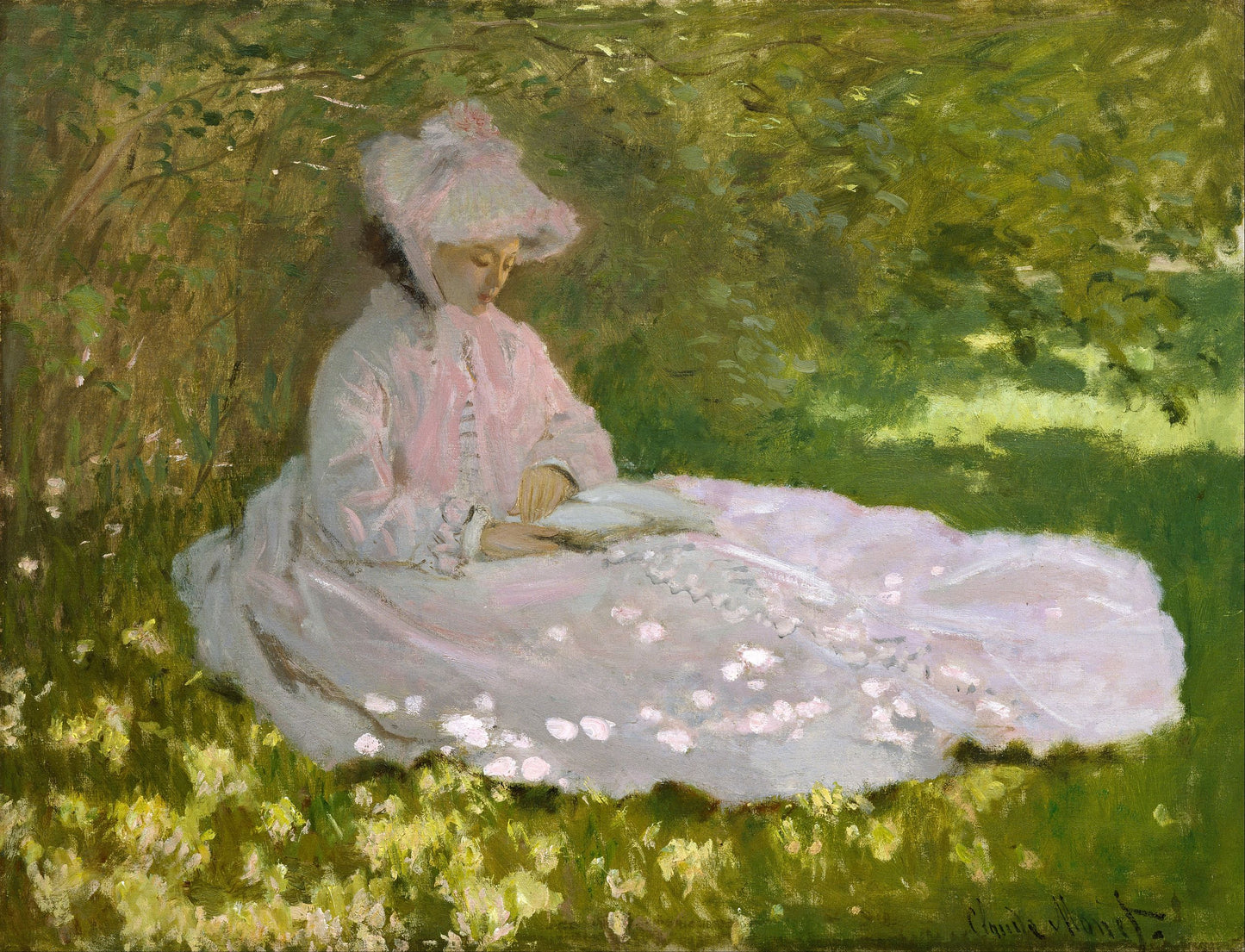🎨 Wiosna – Claude Monet, 1872