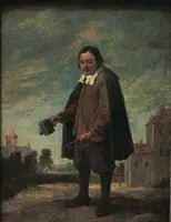 Le Queteur z grzechotką w ręku - David Teniers Młodszy