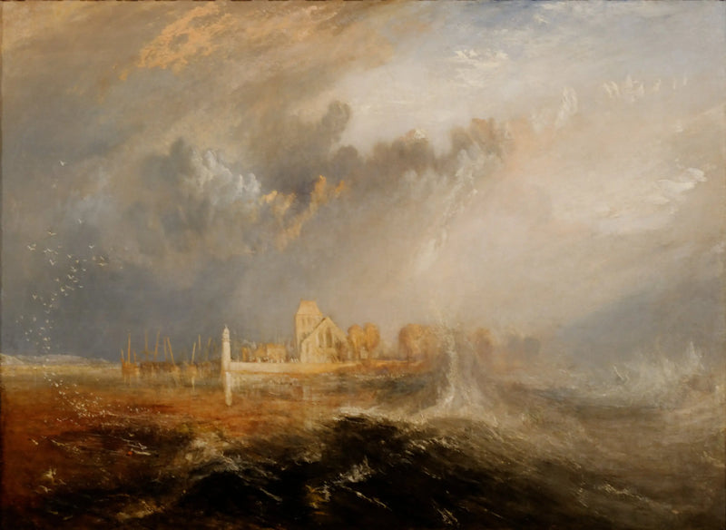 Quillebeuf, ujście Sekwany. - J. M. W. Turner