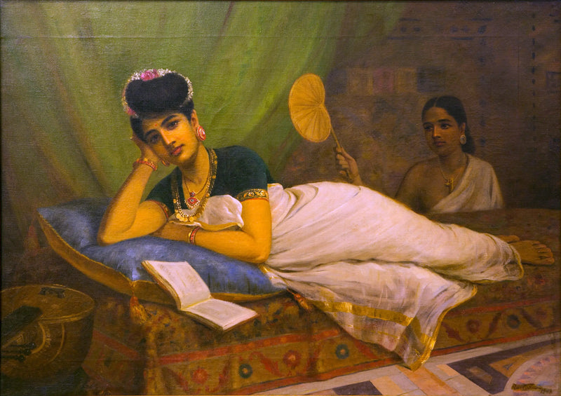 Leżąca kobieta - Ravi Varmâ