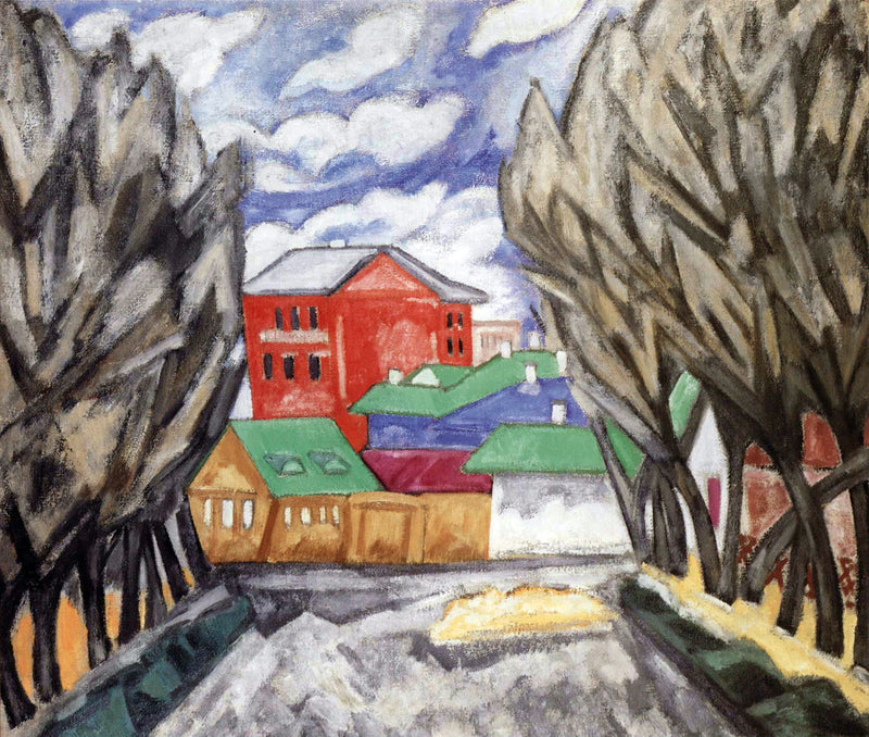 Maison Rouge - Olga Rozanova