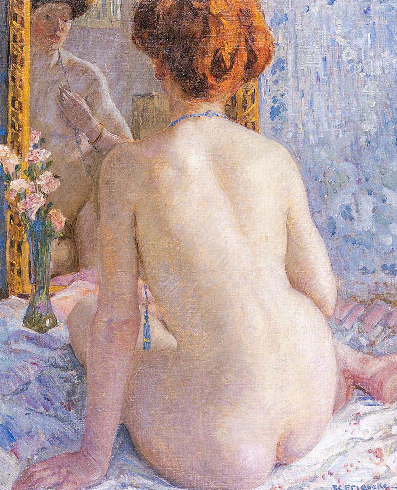 Refleksje (Marcelle) - Frederick Carl Frieseke