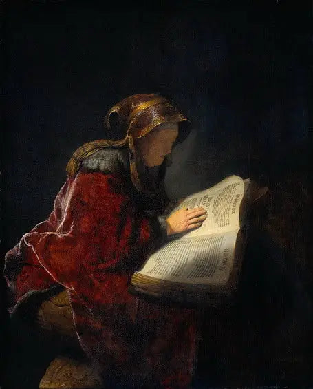Prorokini Anna - Rembrandt