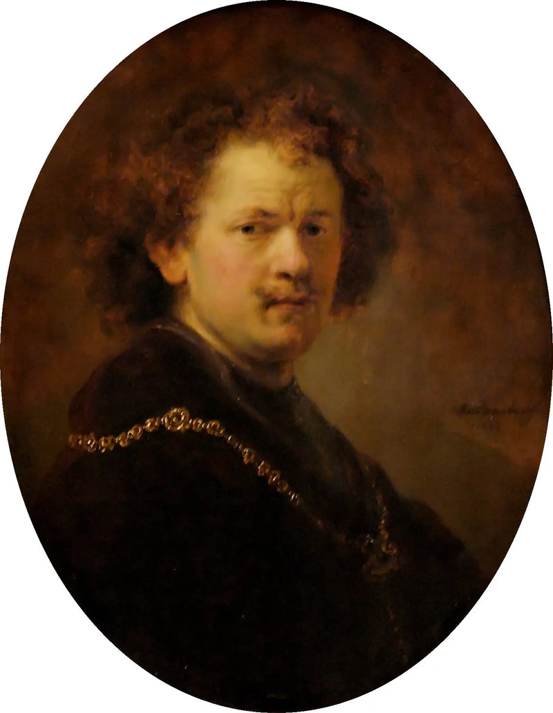 Portret artysty bez nakrycia głowy - Rembrandt