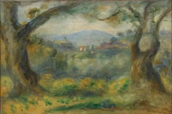 Krajobraz w Collettes - Pierre-Auguste Renoir