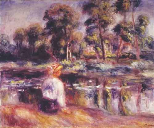 Reproduction du tableau « L'Étang de Chaville - Pierre-Auguste Renoir » par Alpha Reproduction en peinture à l’huile