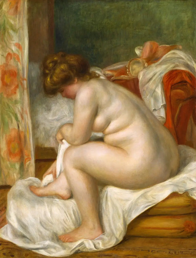 Kobieta po kąpieli - Pierre-Auguste Renoir