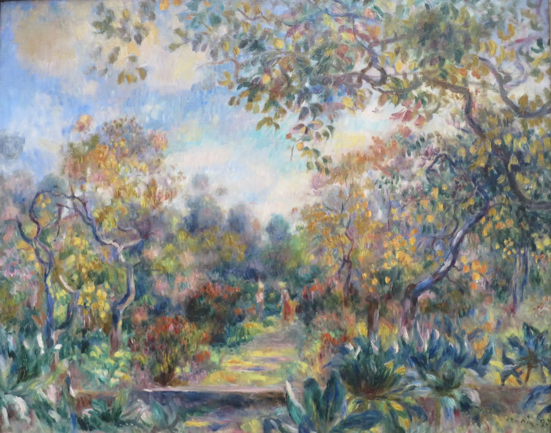 Krajobraz w Beaulieu - Pierre-Auguste Renoir