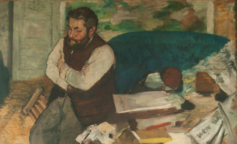 Portret Diego Martellego - Edgar Degas