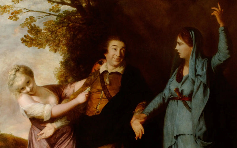 David Garrick między tragedią a komedią - Joshua Reynolds