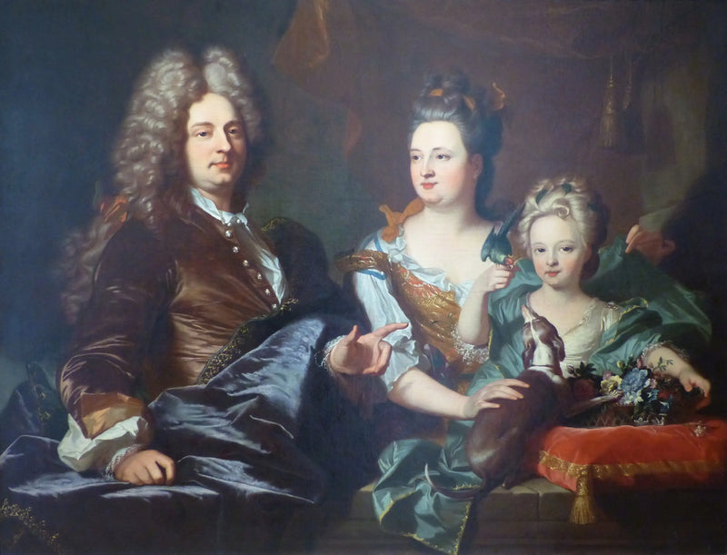Portret rodziny Le Juge - Hyacinthe Rigaud