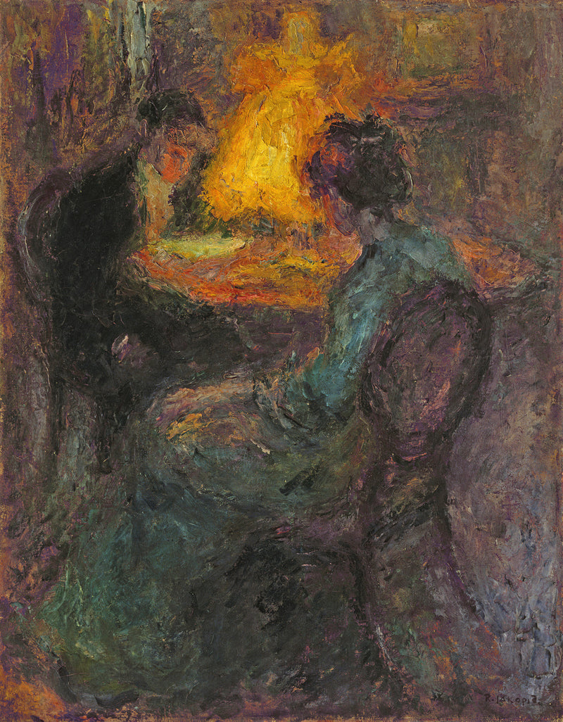 À la lampe - Rihard Jakopič