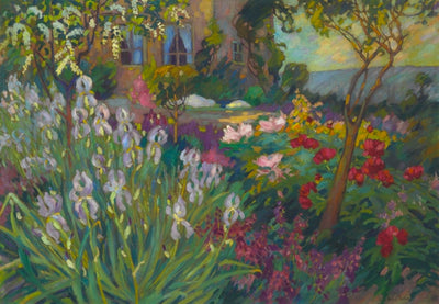 Le jardin aux iris - Robert Antoine Pinchon - Alpha Reproduction
