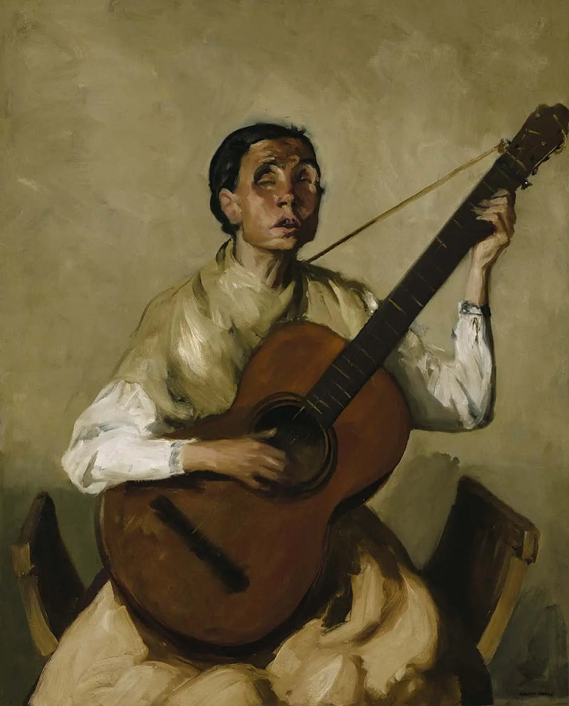 Hiszpański śpiewak niewidomy - Robert Henri