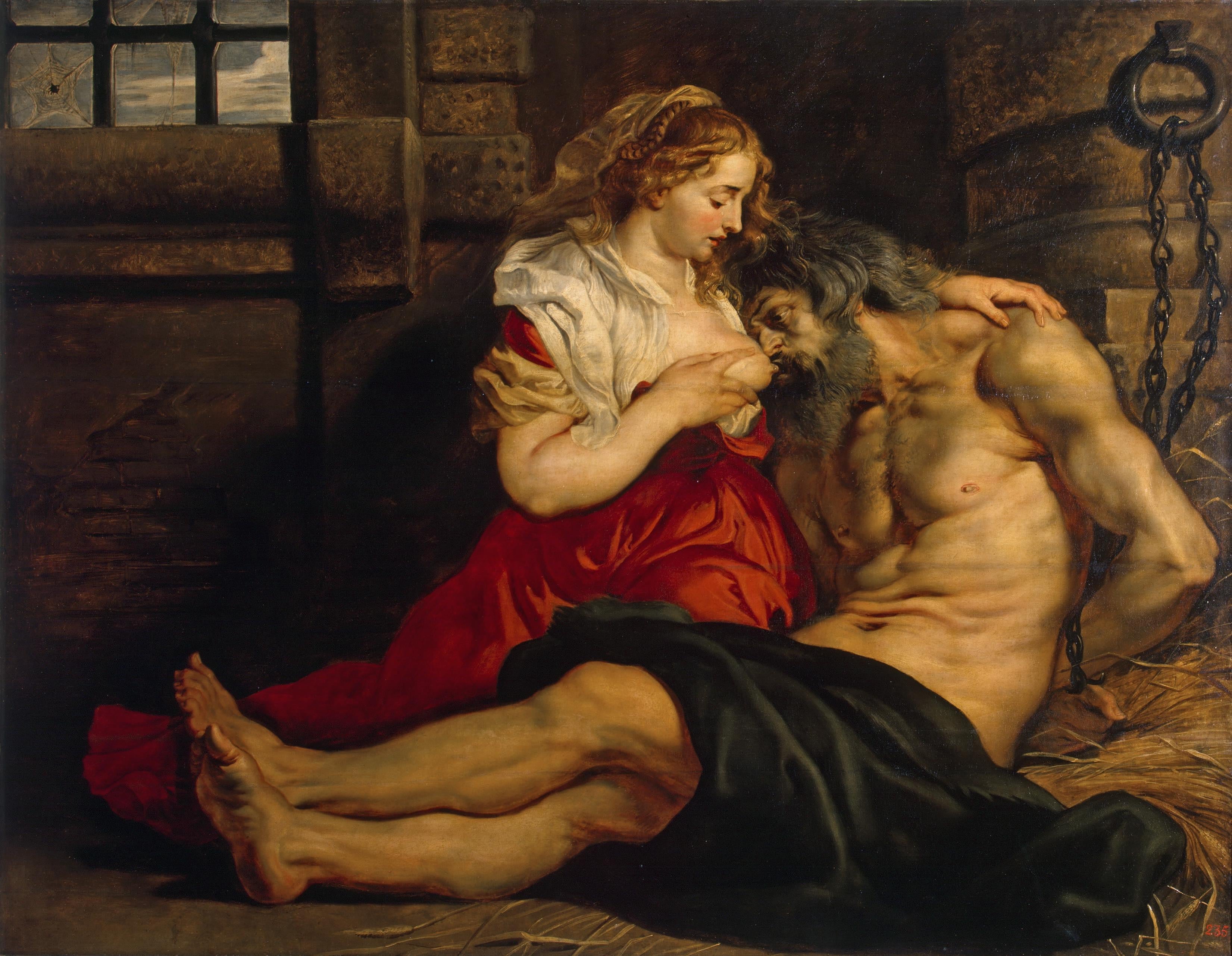 Charité rzymska - Peter Paul Rubens