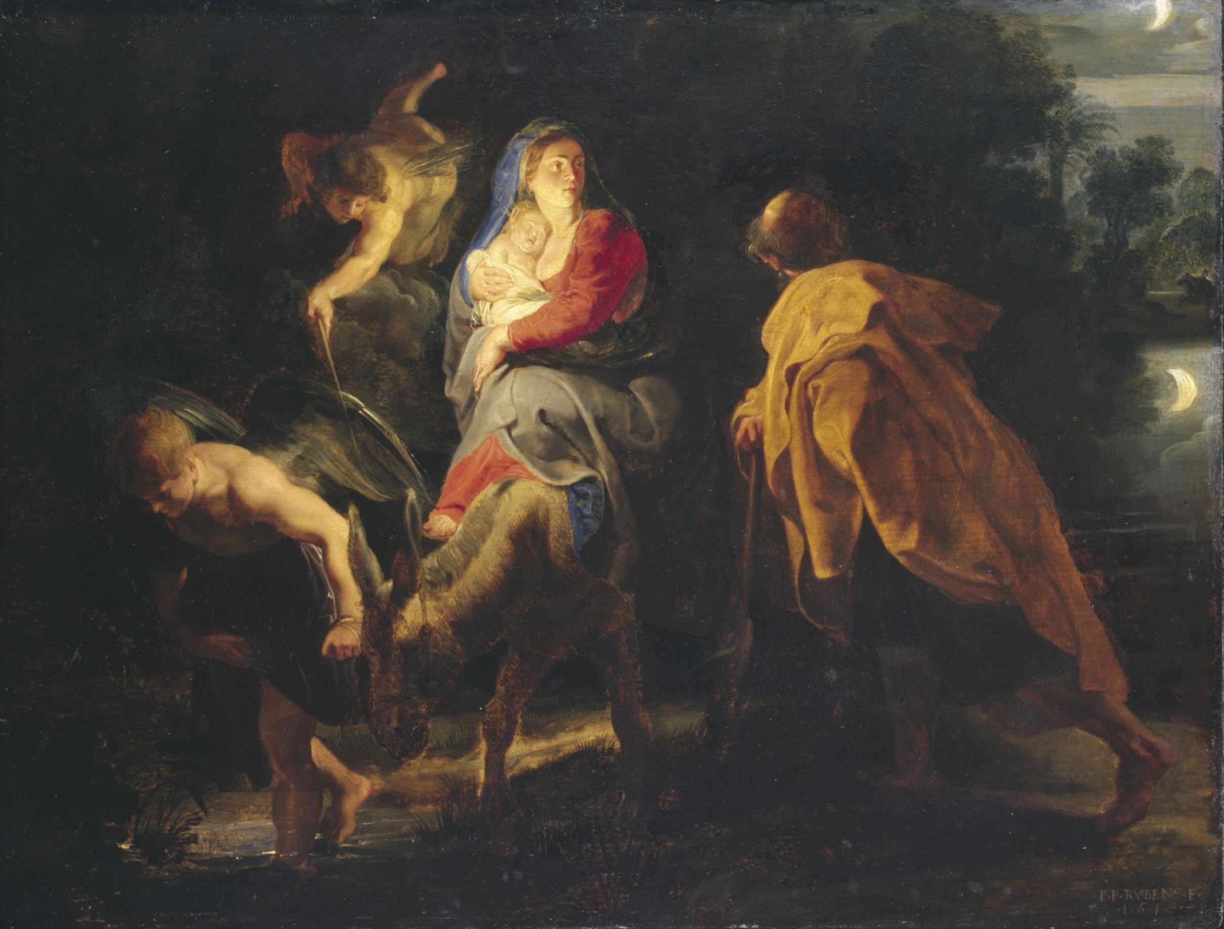 Ucieczka do Egiptu - Peter Paul Rubens