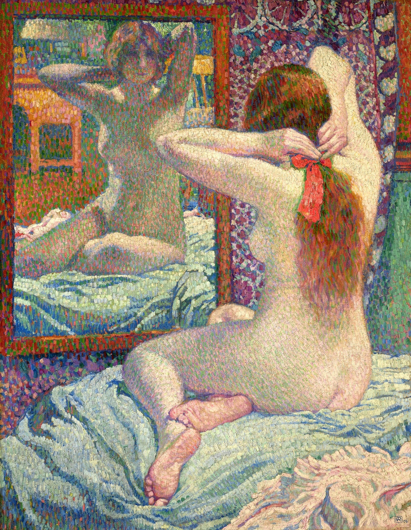 Szkarłatna wstęga - Théodore van Rysselberghe