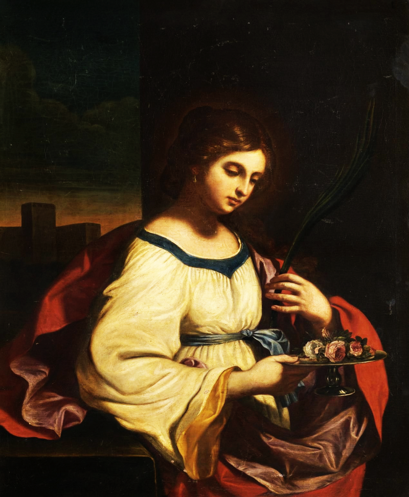 Święta Agata - Guercino