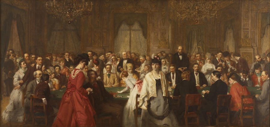 Salon d'Or, Hombourg - William Powell Frith