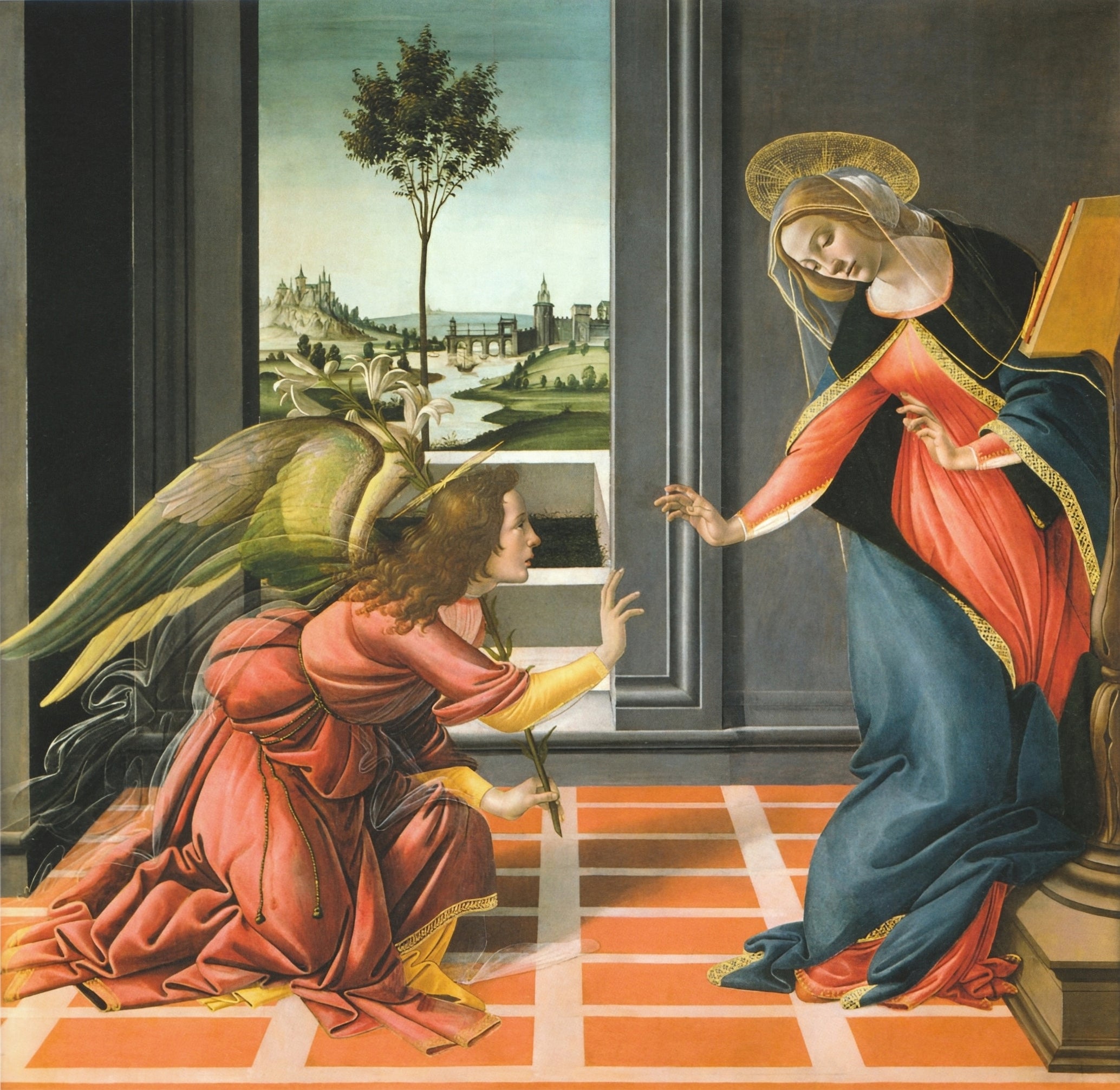 Zwiastowanie z Cestello - Sandro Botticelli