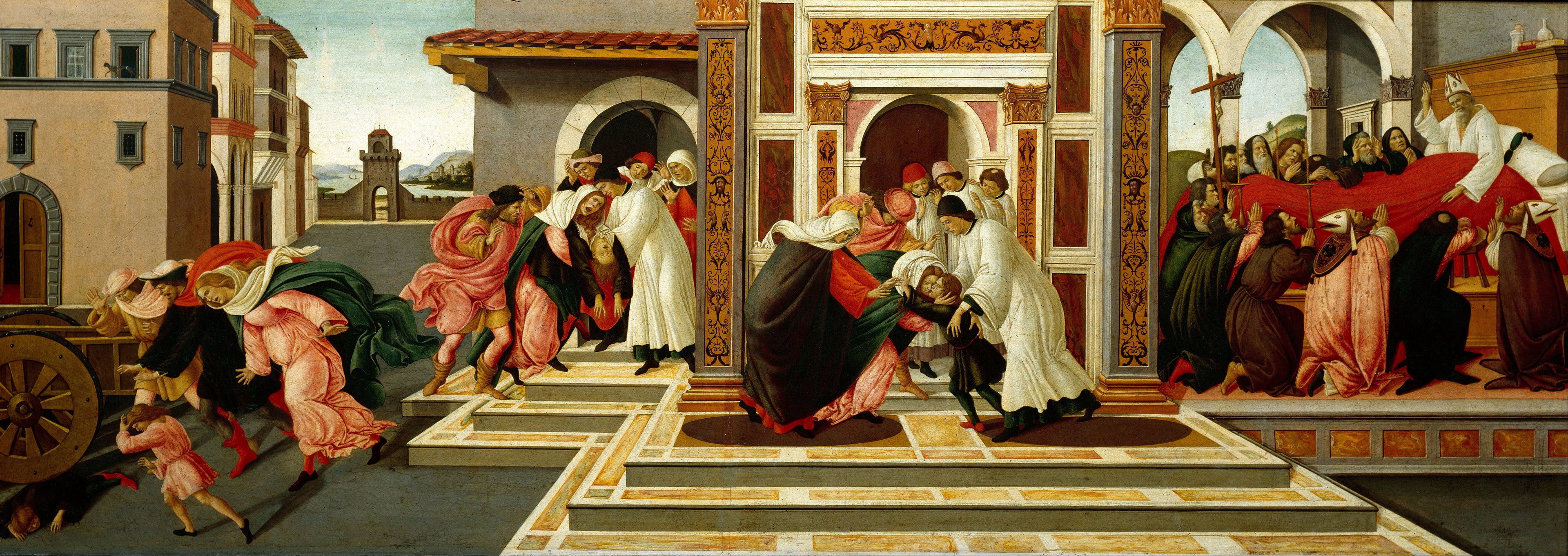 Ostatni Cud i Śmierć świętego Zenoba - Sandro Botticelli