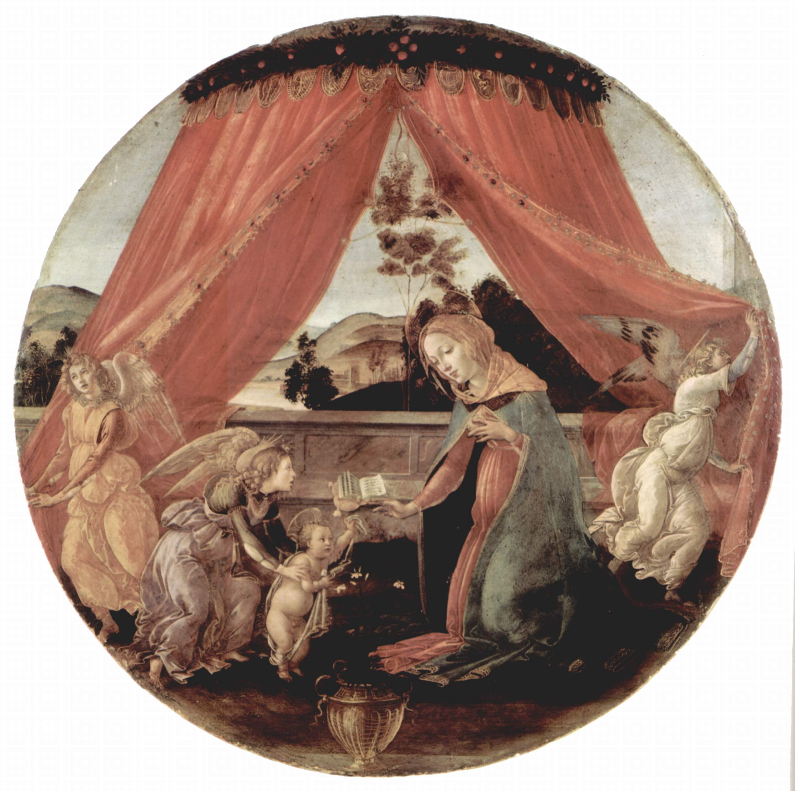 Madonny z pawilonu - Sandro Botticelli