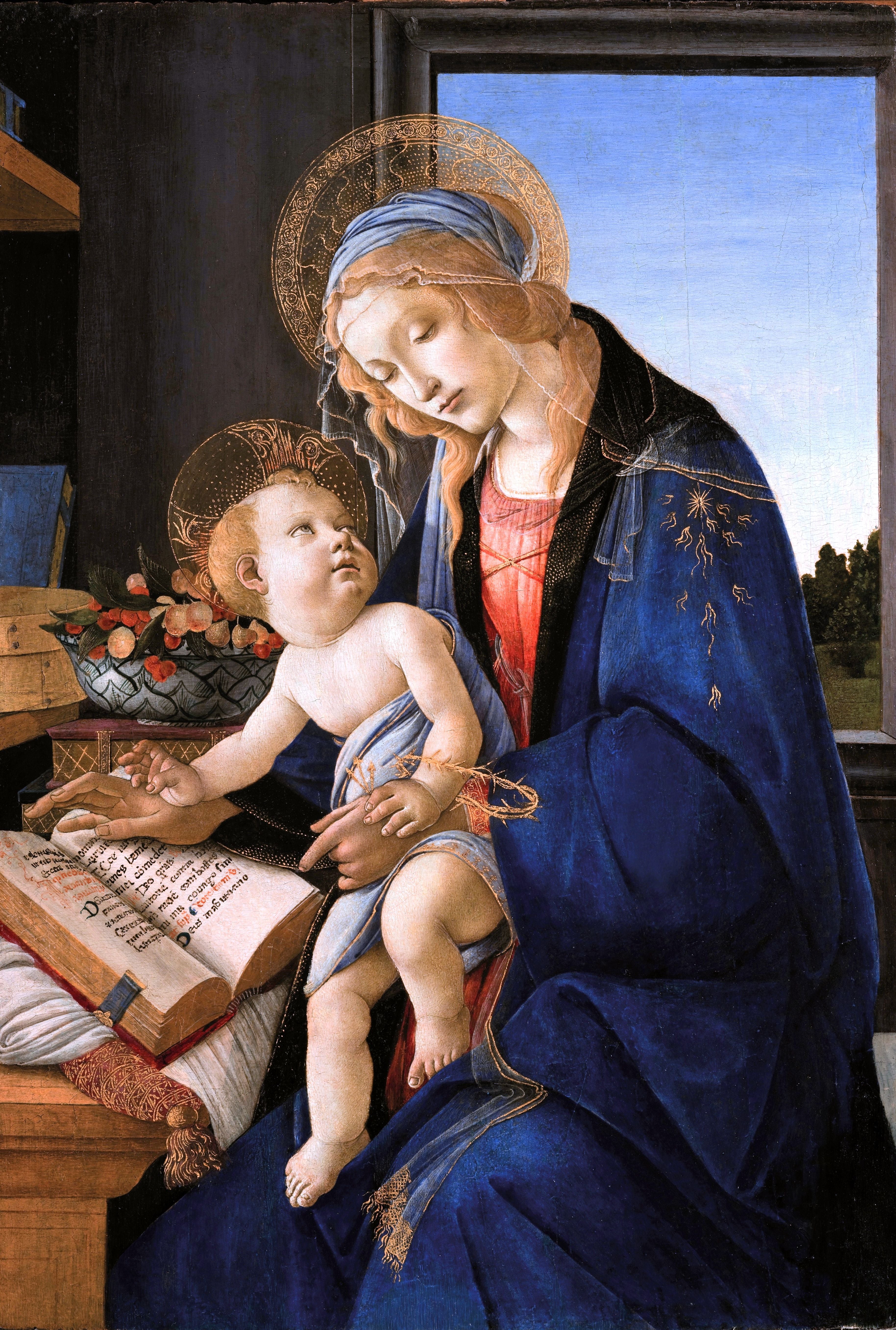 Madonny Księgi - Sandro Botticelli