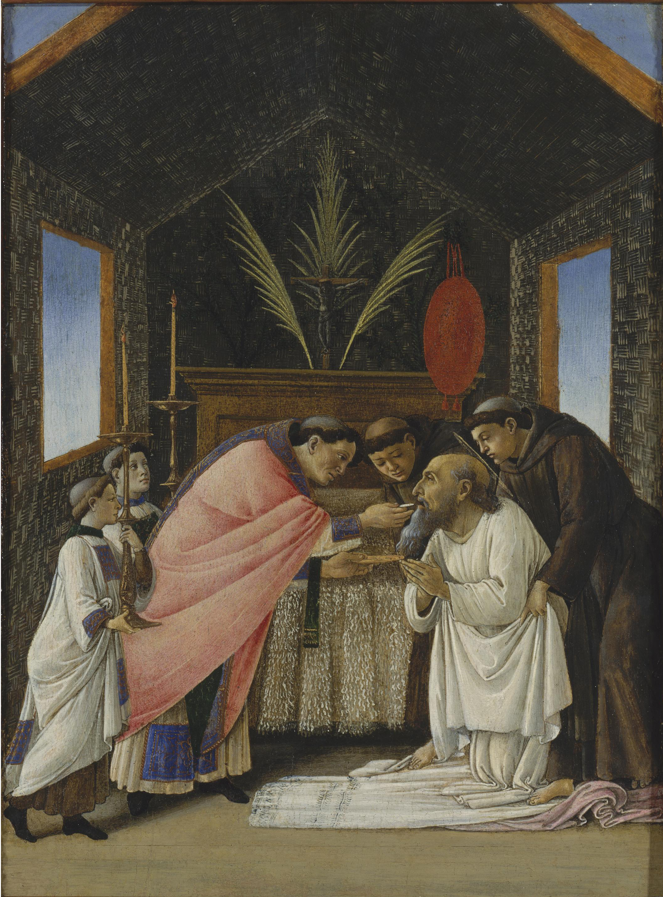 Ostatnia Komunia św. Hieronima - Sandro Botticelli